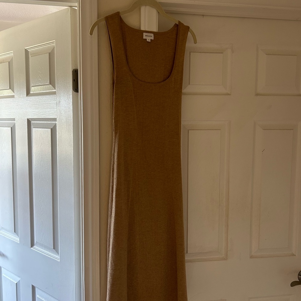 REVOLVE Elegant Tan Sleeveless Dress